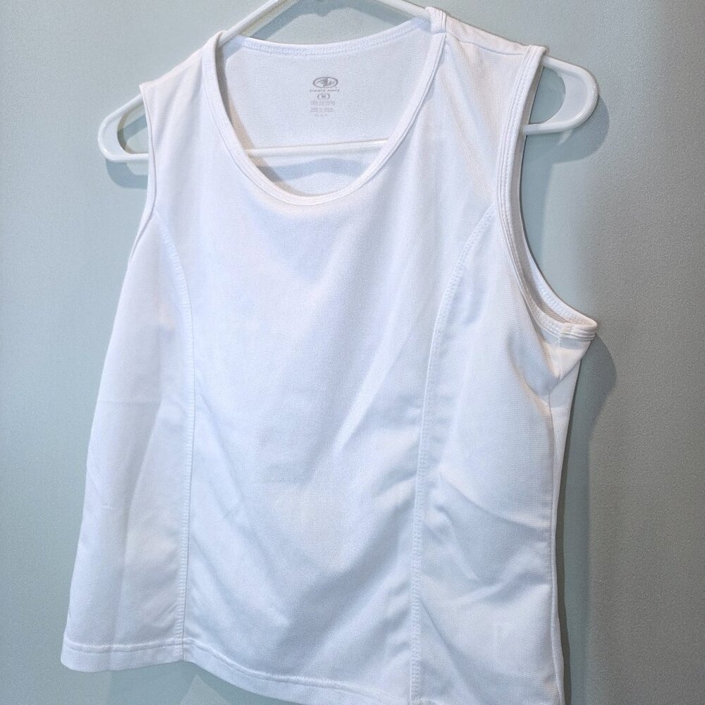 Athletic Works White Tank Top Size M